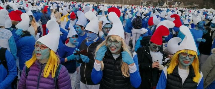 World record for the largest gathering of SMURFS